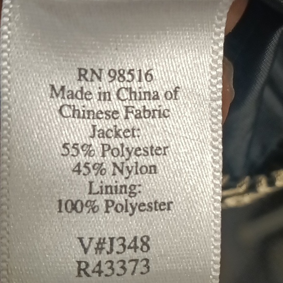 FINAL PRICENWOT Coldwater Creek black/gold mock neck foliage/floral print jacket - Picture 12 of 14